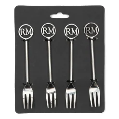 Riviera Maison Rm Monogram Gebaksvorkje (Set Van 4)