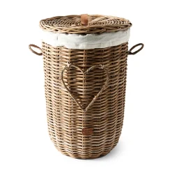Riviera Maison Rustic Rattan Heart Wasmand (80 Liter)