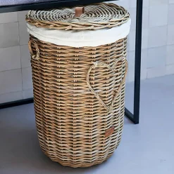 Riviera Maison Rustic Rattan Heart Wasmand (80 Liter)