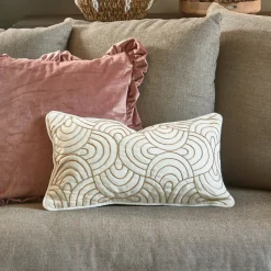 Riviera Maison Sierkussenhoes Rm Velvet Beads (30X50 Cm)