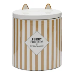 Riviera Maison Voorraadpot Furry Friends Cat Food Storage Jar (18X21,5 Cm)