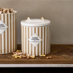 Riviera Maison Voorraadpot Furry Friends Cat Food Storage Jar (18X21,5 Cm)