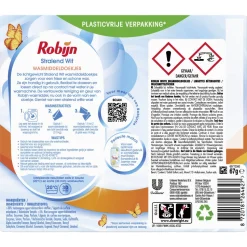 Robijn Classics Stralend Wit Wasmiddeldoekjes - 4 X 16 Wasstrips - Voordeelverpakking - 64 Wasbeurten