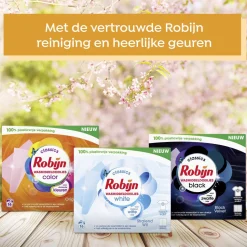Robijn Classics Stralend Wit Wasmiddeldoekjes - 4 X 16 Wasstrips - Voordeelverpakking - 64 Wasbeurten