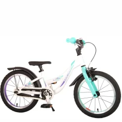 Volare Glamour Kinderfiets 16 Inch Parelmoer/ Mintgroen