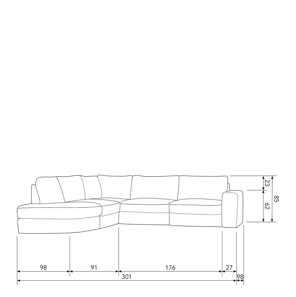 Vtwonen Hoekbank Ronding Links Family