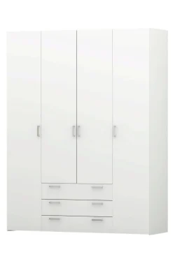 W 4-Deurs Kledingkast Space