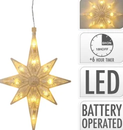 W Led Kerstster (10 Led)