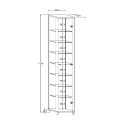 W Vitrinekast Lucero