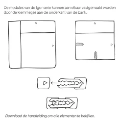 Wehkamp Home Igor Modulair Bankelement (1-Zits)