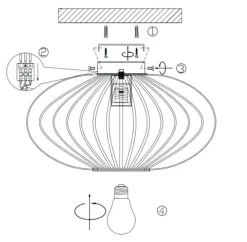 Wehkamp Home Plafondlamp Blade