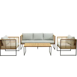 Wehkamp Home Teak Loungeset Leon