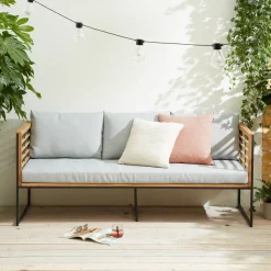 Wehkamp Home Teak 3-Zits Loungebank Leon