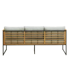 Wehkamp Home Teak 3-Zits Loungebank Leon