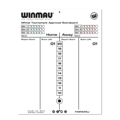 Winmau Whiteboard Scoreboard 40 X 30