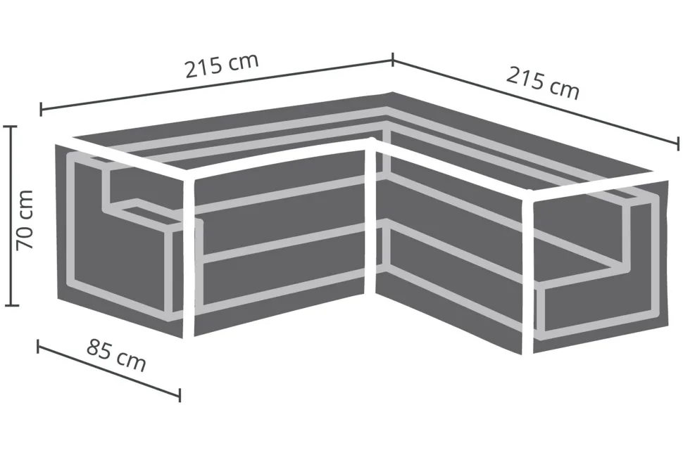 Winza Outdoor Covers Tuinmeubelhoes L-Vorm 215