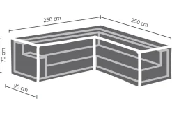 Winza Outdoor Covers Tuinmeubelhoes L-Vorm 250