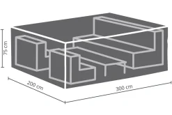 Winza Outdoor Covers Tuinmeubelhoes Set L
