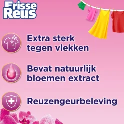 Witte Reus Gel Orchidee - Vloeibaar Wasmiddel - Gekleurde Was - Voordeelverpakking - 6 X 19 Wasbeurten - 114 Wasbeurten