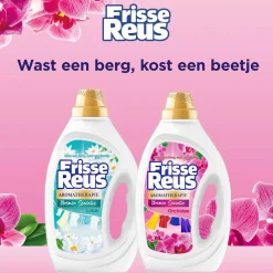 Witte Reus Gel Orchidee - Vloeibaar Wasmiddel - Gekleurde Was - Voordeelverpakking - 6 X 19 Wasbeurten - 114 Wasbeurten