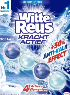 Witte Reus Kracht Actief Oceaan Toiletblok - 10 Stuks