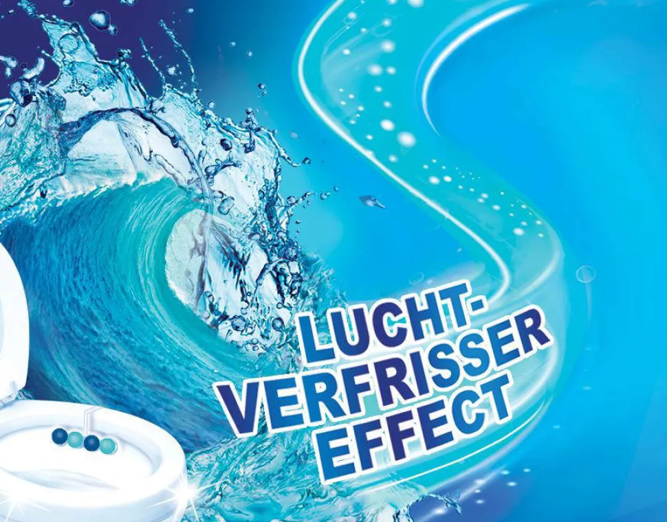 Witte Reus Kracht Actief Oceaan Toiletblok - 10 Stuks