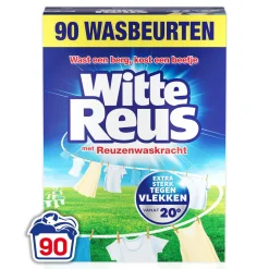 Witte Reus Poeder - Waspoeder - Witte Was - Grootverpakking - 90 Wasbeurten