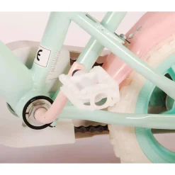 Woezel & Pip Kinderfiets 10 Inch Mintgroen/ Roze