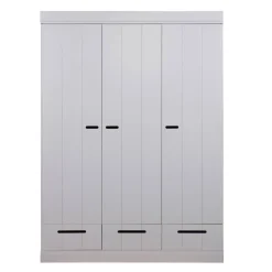 Woood 3-Deurs Kledingkast Connect
