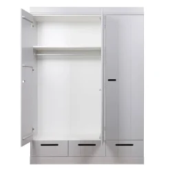 Woood 3-Deurs Kledingkast Connect