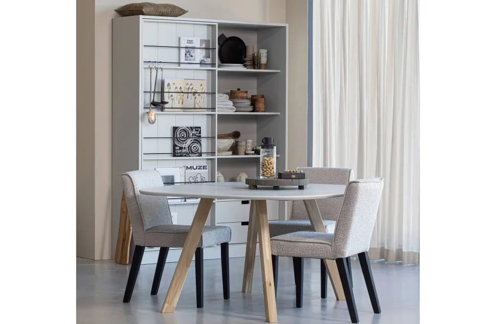 Woood Eettafel Tablo Grijs