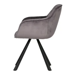 Woood Exclusive Eetkamerstoel Elaine Velours