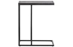 Woood Woood Febe Bijzettafel U Vorm - Metaal - Zwart - 55X45X35