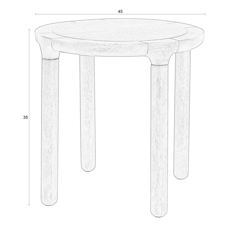 Zuiver Bijzettafel Storm