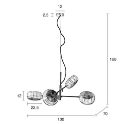 Zuiver Hanglamp Gringo Multi