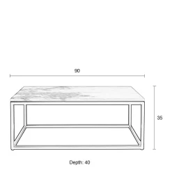 Zuiver Salontafel Marble Power