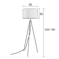 Zuiver Vloerlamp Lesley