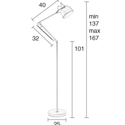 Zuiver Vloerlamp Reader