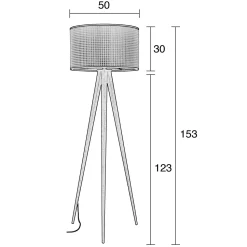 Zuiver Vloerlamp Tripod