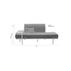 Zuiver 2-Zitsbank Star