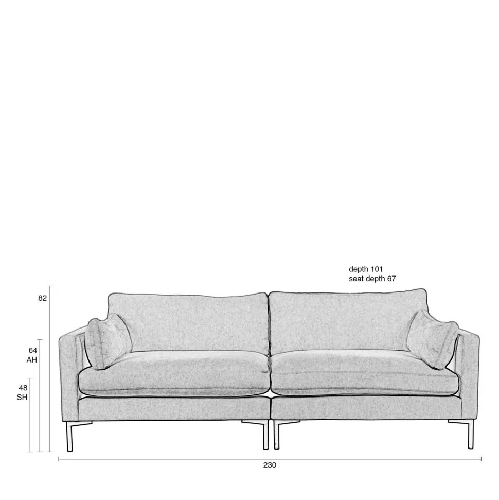Zuiver 3-Zitsbank Summer